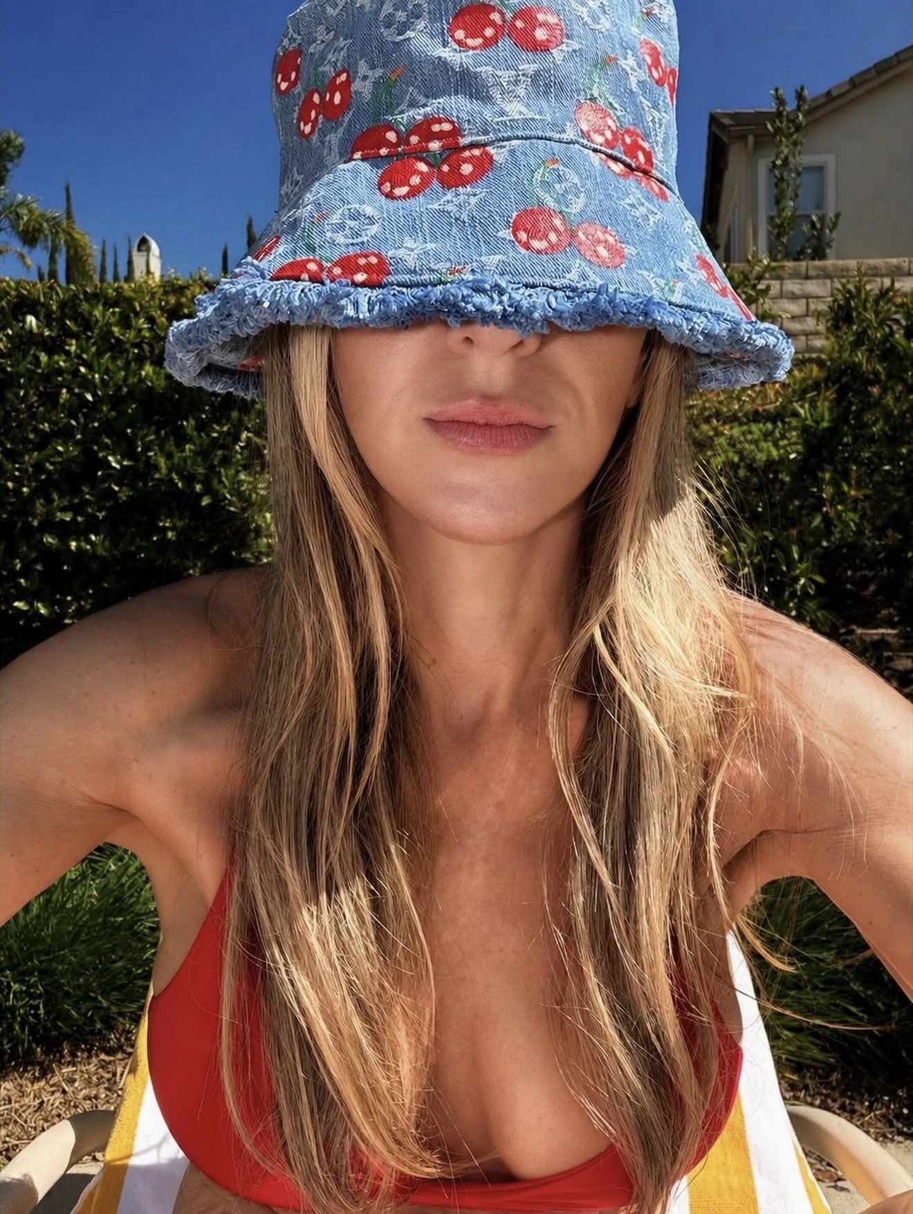 Crystal in a playful bucket hat portrait